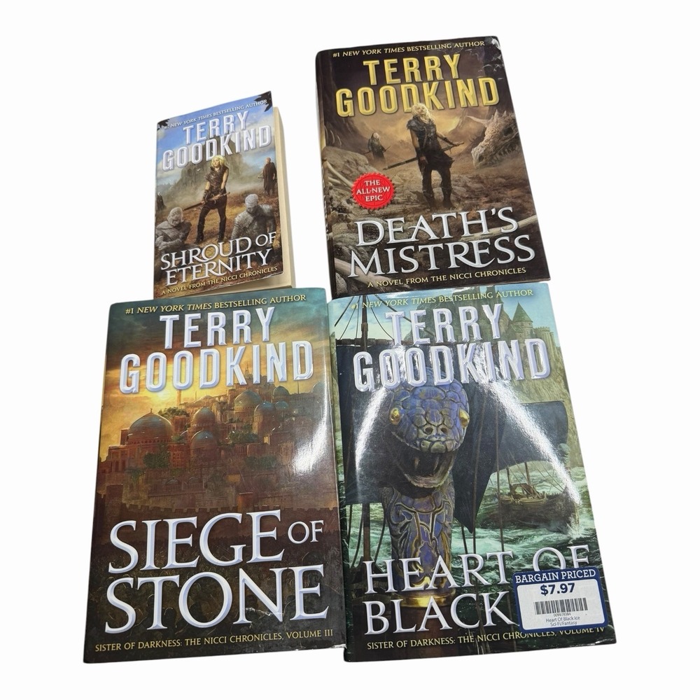 Complete Set Series - Lot of 4 Death's Mistress Nicci HARDCOVER Terry Goodkind